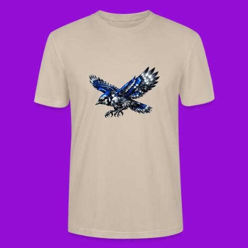 Silver Blue Jay Dive - Stanley/Stella Crafter Unisex Organic T-Shirt