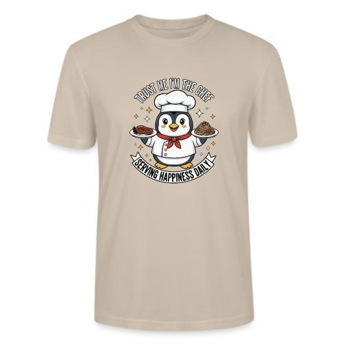 cute Penguin Chef-Funny Cartoon Daily Happiness - Stanley/Stella Crafter Unisex Organic T-Shirt