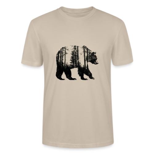 Evergreen Bear Silhouette - Stanley/Stella Crafter Unisex Organic T-Shirt