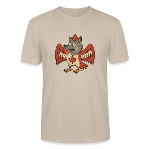 Maple-Mad Wolfbird – Quirky Canadian Creature - Stanley/Stella Crafter Unisex Organic T-Shirt