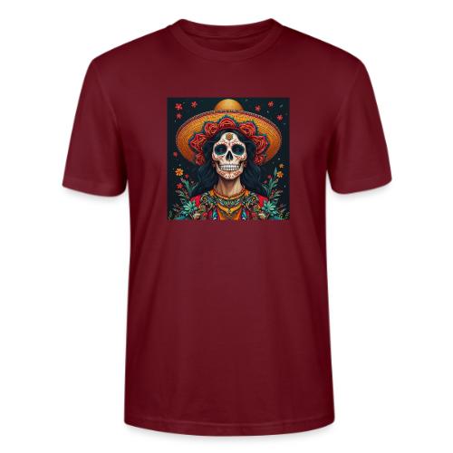 Charra Skull Art | Traditional Mexican Design - Stanley/Stella Crafter Unisex Organic T-Shirt