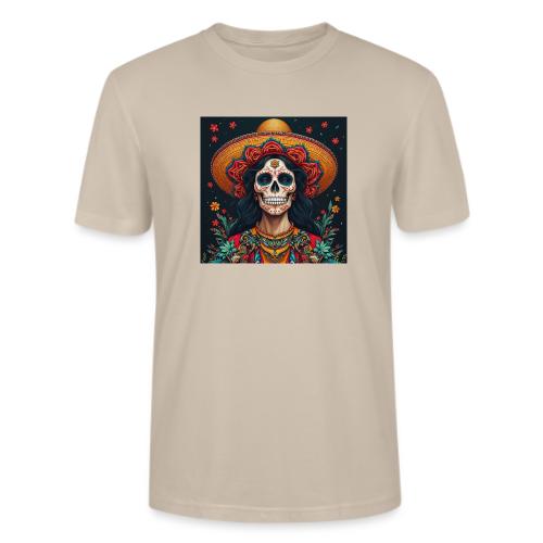 Charra Skull Art | Traditional Mexican Design - Stanley/Stella Crafter Unisex Organic T-Shirt
