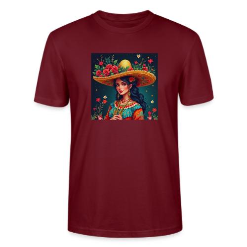 Mexican Design, Regional Mexican Charro Woman - Stanley/Stella Crafter Unisex Organic T-Shirt