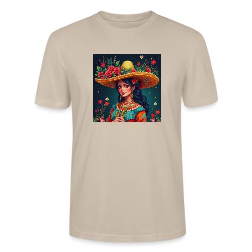 Mexican Design, Regional Mexican Charro Woman - Stanley/Stella Crafter Unisex Organic T-Shirt