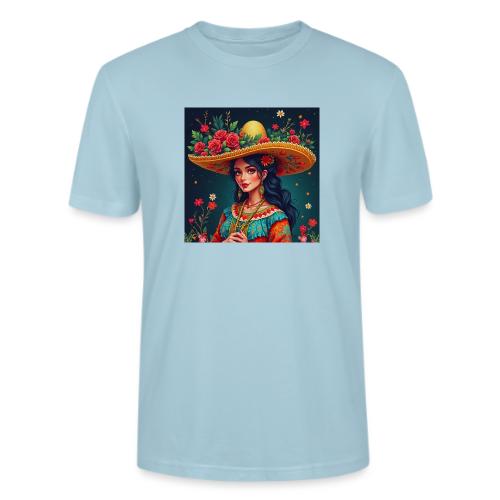 Mexican Design, Regional Mexican Charro Woman - Stanley/Stella Crafter Unisex Organic T-Shirt
