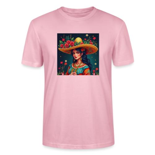 Mexican Design, Regional Mexican Charro Woman - Stanley/Stella Crafter Unisex Organic T-Shirt