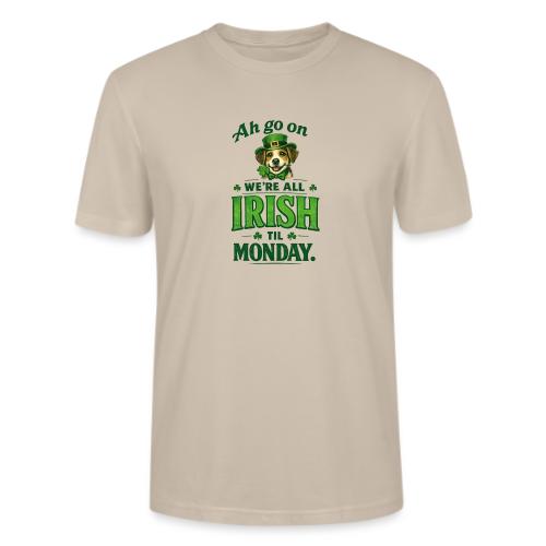 St. Patrick’s Day Dog T-Shirt – We’re All Irish - Stanley/Stella Crafter Unisex Organic T-Shirt