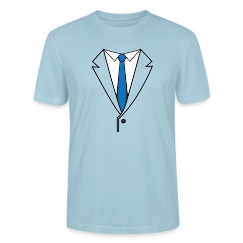 Suit with Blue Tie - Stanley/Stella Crafter Unisex Organic T-Shirt
