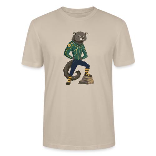 Raccoon Ranger in Neon Armor - Stanley/Stella Crafter Unisex Organic T-Shirt