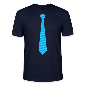 Neck Tie - Stanley/Stella Crafter Unisex Organic T-Shirt - french navy - Front