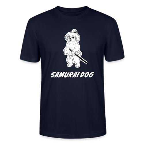 Samurai Maltese Katana Warrior Dog Tee - Stanley/Stella Crafter Unisex Organic T-Shirt