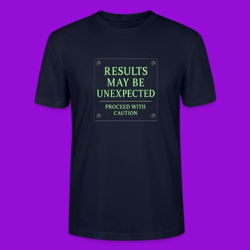 Results May Be Unexpected - Neon Green - Stanley/Stella Crafter Unisex Organic T-Shirt