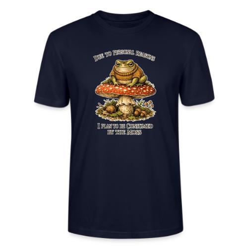 Frog Consumed by Moss Cottagecore Aesthetic - Stanley/Stella Crafter Unisex Organic T-Shirt