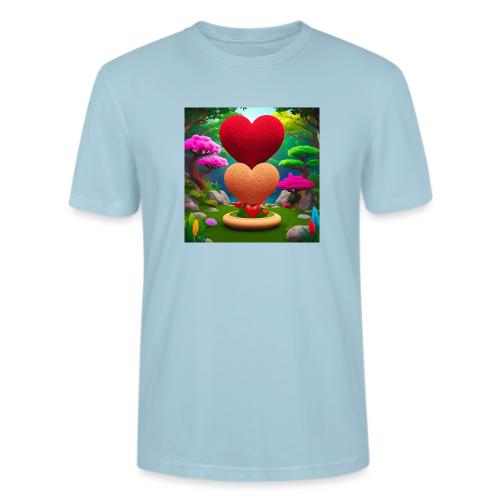 Double Heart, fantasy, nature and fantasy - Stanley/Stella Crafter Unisex Organic T-Shirt