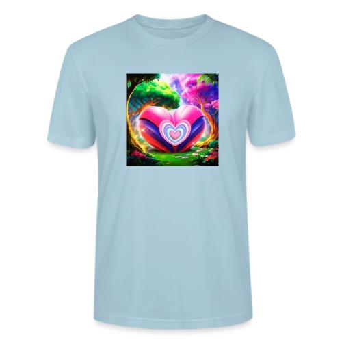Double heart, fantasy, landscapes enjoy the magic - Stanley/Stella Crafter Unisex Organic T-Shirt