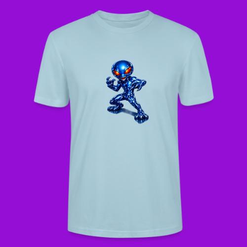 Angry Blue Alien - Stanley/Stella Crafter Unisex Organic T-Shirt