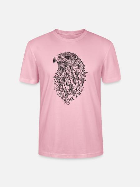 EAGLE Pure Spirit - Stanley/Stella Crafter Unisex Organic T-Shirt - pale pink