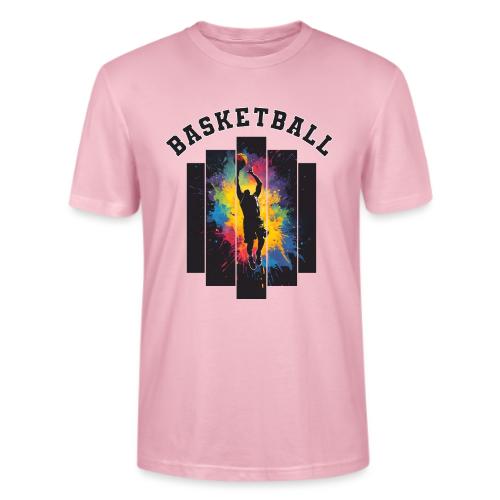 Basketball Slam Dunk Splash Design - Stanley/Stella Crafter Unisex Organic T-Shirt