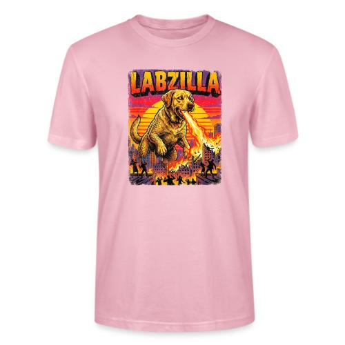Labzilla Giant Yellow Labrador Monster Tee - Stanley/Stella Crafter Unisex Organic T-Shirt