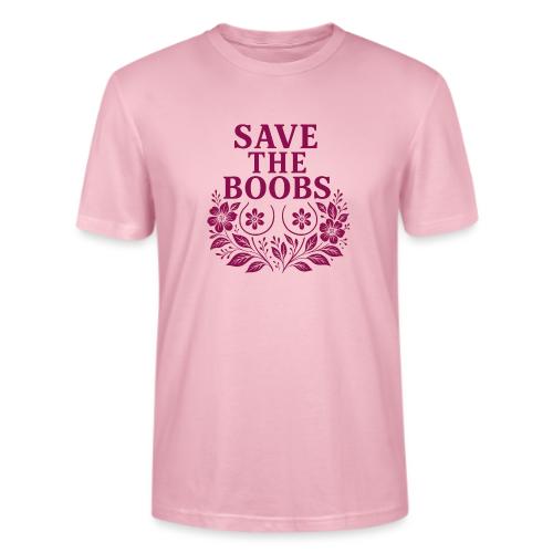 Save the boobs floral - Stanley/Stella Crafter Unisex Organic T-Shirt