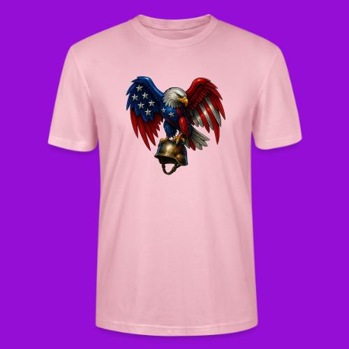 American Flag Bald Eagle - Helmet - Stanley/Stella Crafter Unisex Organic T-Shirt