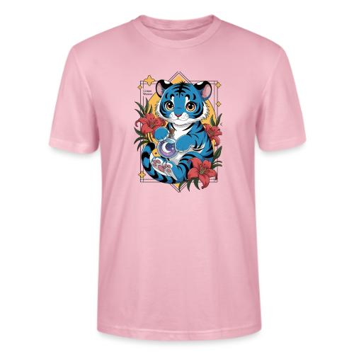 Mystic Blue Tiger Anime Potion Design – Cute tiger - Stanley/Stella Crafter Unisex Organic T-Shirt
