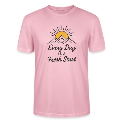 Inspirational Mountain Sunrise Motif - Stanley/Stella Crafter Unisex Organic T-Shirt