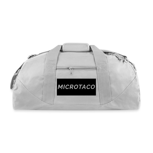 MicroTaco Text Logo - Recycled Duffel Bag
