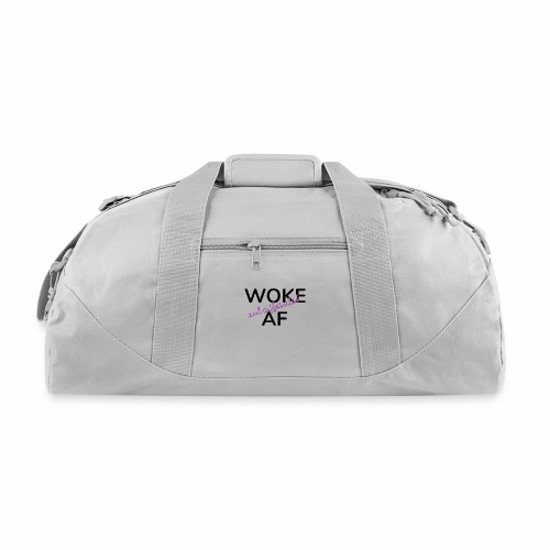 Woke & Caffeinated AF design - Recycled Duffel Bag