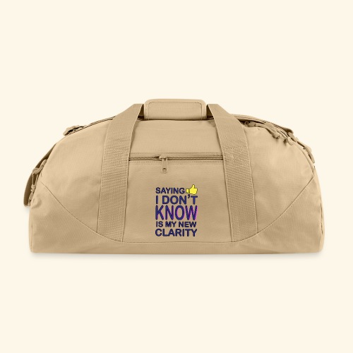 new clarity - Recycled Duffel Bag
