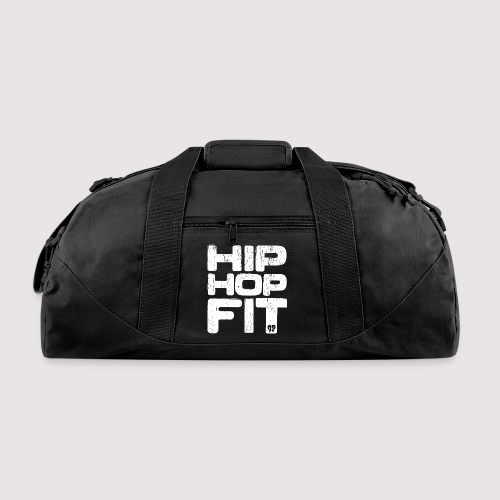 Hip-Hop Fit Logo (White distressed) - Duffel Bag