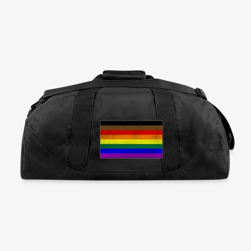 Distressed Philly LGBTQ Gay Pride Flag - Duffel Bag