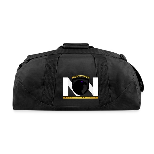 Nightwing WhitexBLK Logo - Duffel Bag