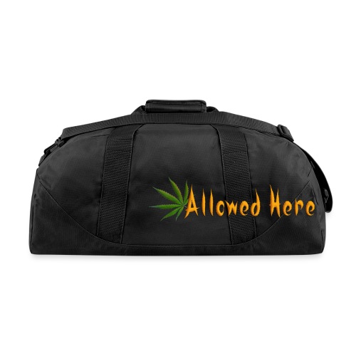 Allowed Here - weed/marijuana t-shirt - Duffel Bag