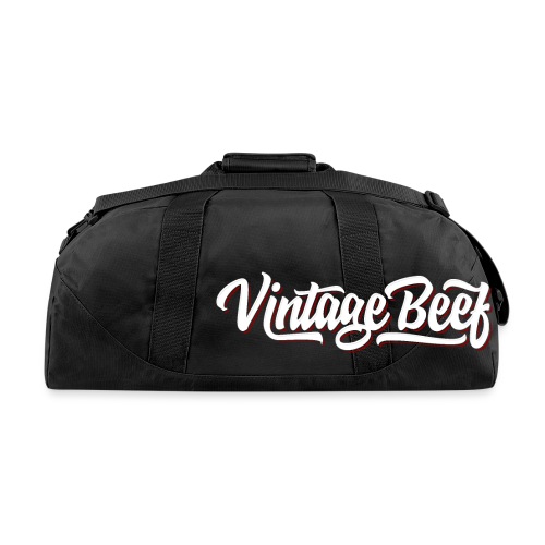 VintageBeef Banner White - Duffel Bag