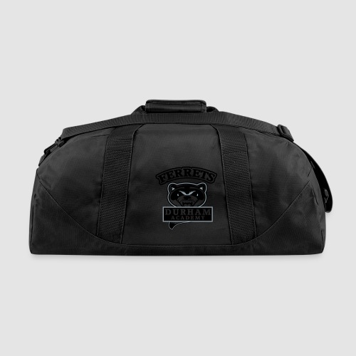 durham academy ferrets logo black - Duffel Bag