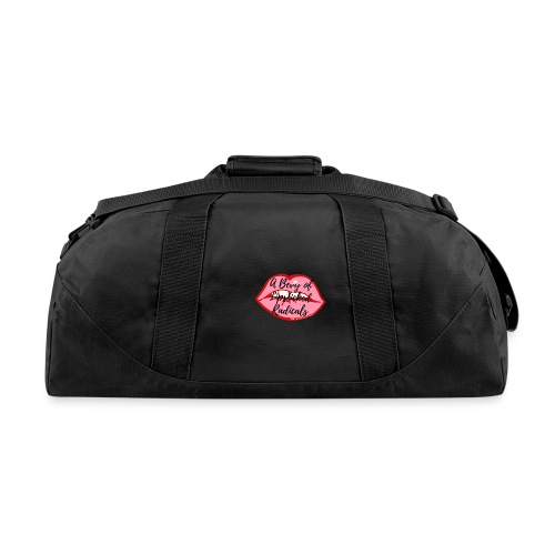 A Bevy of Lipsticked Radicals - Recycled Duffel Bag