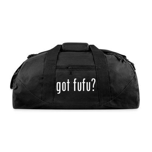 gotfufu-white - Recycled Duffel Bag