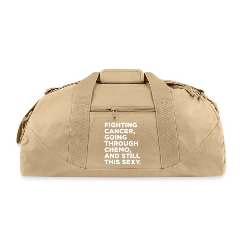 Cancer Fighter Quote - Recycled Duffel Bag