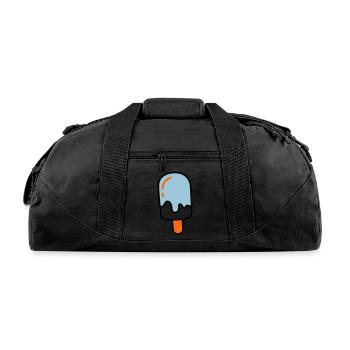 Ice cream - Recycled Duffel Bag - black - Front