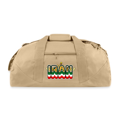 Iran Lion Sun Farvahar - Recycled Duffel Bag