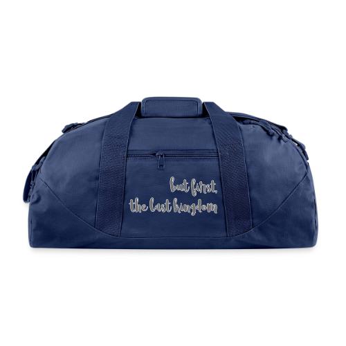 but first the last kingdom - Recycled Duffel Bag