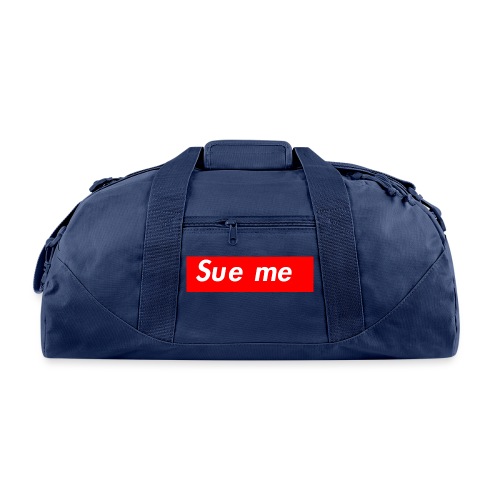 sue me (supreme parody) - Recycled Duffel Bag