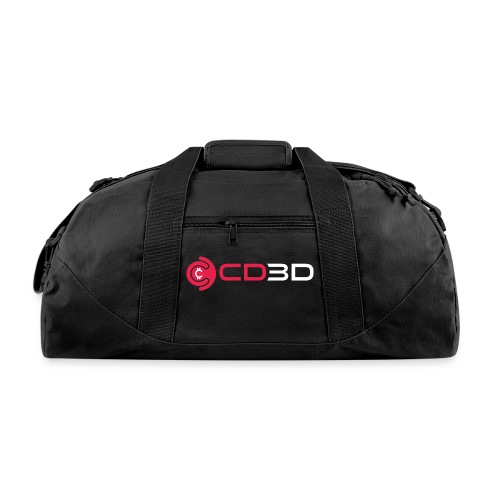 CD3D White Front/CinemaDraft Logo Back - Recycled Duffel Bag