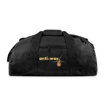 Anti Wax Protect Hair - Recycled Duffel Bag - black - Front