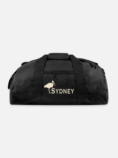 Bin Chicken Sydney - Recycled Duffel Bag - black