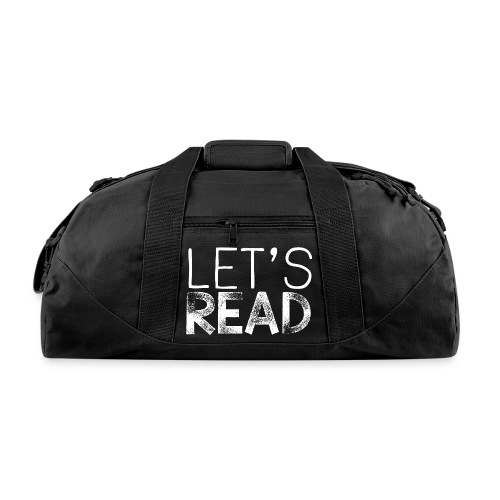 Let's Read Teacher Pillow Classroom Library Pillow - Recycled Duffel Bag