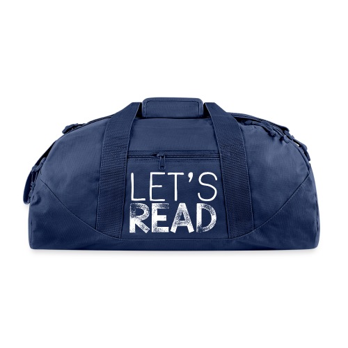 Let's Read Teacher Pillow Classroom Library Pillow - Recycled Duffel Bag