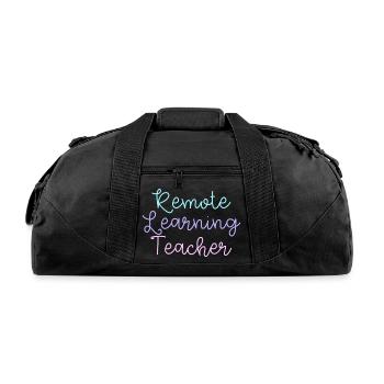 Remote Learning Teacher - Recycled Duffel Bag - black - Front