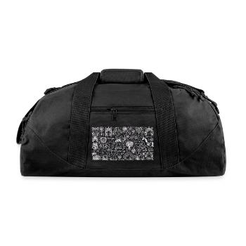 LOVE YOU Valentinex 6 - Recycled Duffel Bag - black - Front